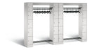 C+P Offene Garderobe, H1950xB2840xT480mm