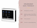 Karibu Saunahaus Angkor 2, 38 mm naturbelassen -inkl. 9 kW Ofen ext. Steuerung-