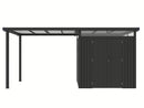 StarLine Metall Gerätehaus Modell Style 4,45 m² Spar-Set 1 Anthrazit