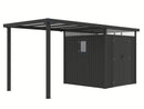 StarLine Metall Gerätehaus Modell Style 4,45 m² Spar-Set 1 Anthrazit