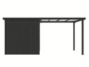 StarLine Metall Gerätehaus Modell Style 4,45 m² Spar-Set 1 Anthrazit