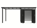 StarLine Metall Gerätehaus Modell Style 4,45 m² Spar-Set 1 Anthrazit