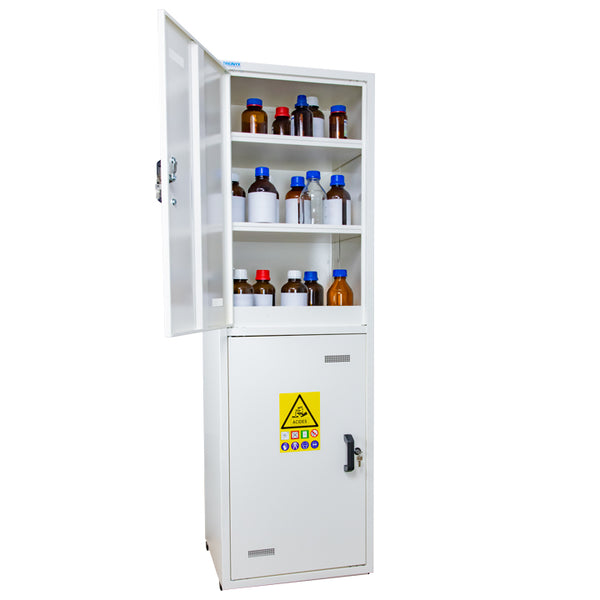 Ecosafe Sicherheitsschrank Hoch 2 Türen - 2 Innenfächer (1 Mit Pvc Regale)