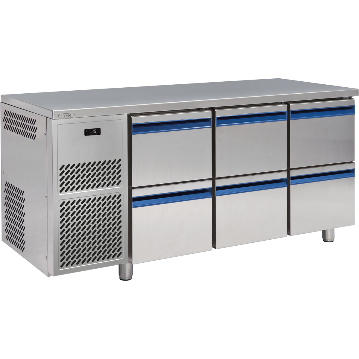 AfG Berlin Dkt3c6-sl refrigerated counter, 6 drawers