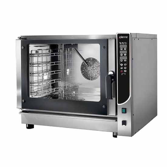 Virtus & Mastro Forno combinato elettrico 4x GN 1/1 - 60x40 cm, iniezione diretta e sistema di pulizia automatico