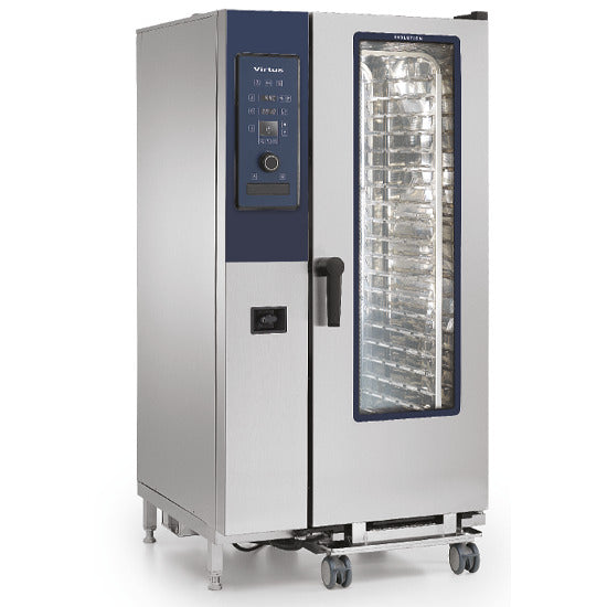 Virtus & Mastro gas convection oven with direct injection and automatic cleaning system, 20x GN 1/1