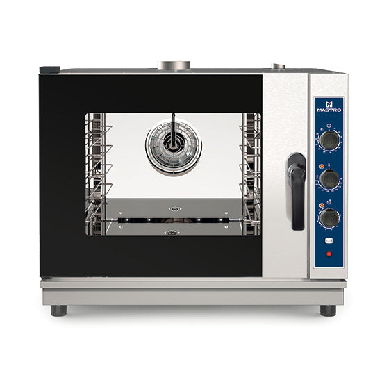 Virtus & Mastro gas combi steamer, mechanical with direct injection, 4x GN 1/1 or 600x400 mm