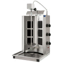 Virtus & Mastro Glaskeramik-Dönergrill mit 3 Heizzonen, Motor oben, max. 20-30 kg