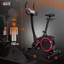 Christopeit Heimtrainer Ergometer AL 2 Black Edition, Computer mit Backlight