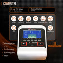 Christopeit Heimtrainer Ergometer AL 2 silber, Computer mit Backlight