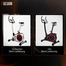 Christopeit Heimtrainer Ergometer AL 2 silber, Computer mit Backlight