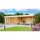 Fjordholz Garden Shed Alu Concept 70 A with Extension
