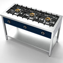 Virtus & Mastro Pancake Gaskocher mit 3 Brennern je 8 kW