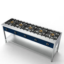 Virtus & Mastro Pancake Gaskocher mit 5 Brennern je 8 kW