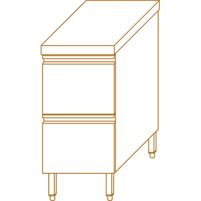 AfG Berlin As47s2a Schubladenschrank Mit 2 Schubladen