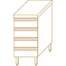 AfG Berlin As47s4 Schubladenschrank Mit 4 Schubladen