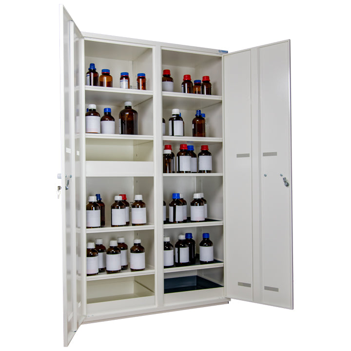 Ecosafe safety cabinet - Tall, 2 doors - 4 interior compartments