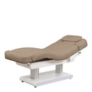 Weelko ATLANT Spa-Liege PU, 4 Motoren, Heizung Beige