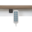 Weelko ATLANT Spa-Liege PU, 4 Motoren, Heizung Beige