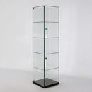 Form Department ATRIUM.B14 – Standvitrine aus Glas, beleuchtet