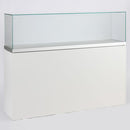 Form Department ATRIUM.F30 – Sockelvitrine mit Klapp-Öffnung und Staufach
