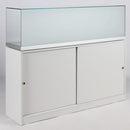 Form Department ATRIUM.F30 – Sockelvitrine mit Klapp-Öffnung und Staufach