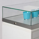 Form Department ATRIUM.G31 – Museumsvitrine mit zusätzlichen Auszügen mit Glasabdeckung