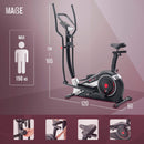 Christopeit Hybrid Trainer AX 6500, 2 in 1 Heim- und Crosstrainer