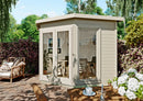 Fjordholz 5 Eck Gartenhaus Modell Abbie 28