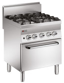 AfG Berlin 65/60cfge Gas-herd 4 Flammen Mit E-umluftbackofen