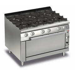AfG Berlin Cfg73lq Gas-herd 6 Flammen Mit Jumbo-gasbackofen – Vorschau 1