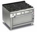 AfG Berlin Cfg73lq Gas-herd 6 Flammen Mit Jumbo-gasbackofen