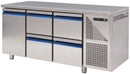 AfG Berlin Dkt3c4-s Kühltisch 1 Tür + 4 Schubladen