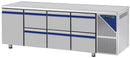 AfG Berlin Dkt4c6-s Kühltisch 1 Tür + 6 Schubladen