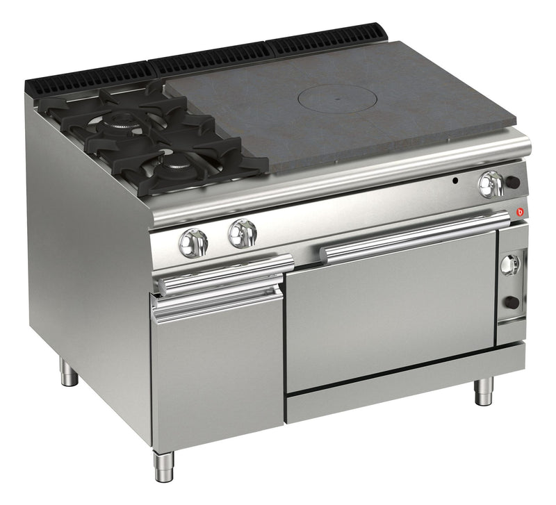 AfG Berlin Tpfg73q Glühplatten-herd Gas Mit Gasbackofen + 2 Brenner