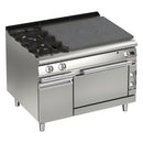 AfG Berlin Tpfge73q Glühplatten-herd Mit Elektrobackofen + 2 Brenner
