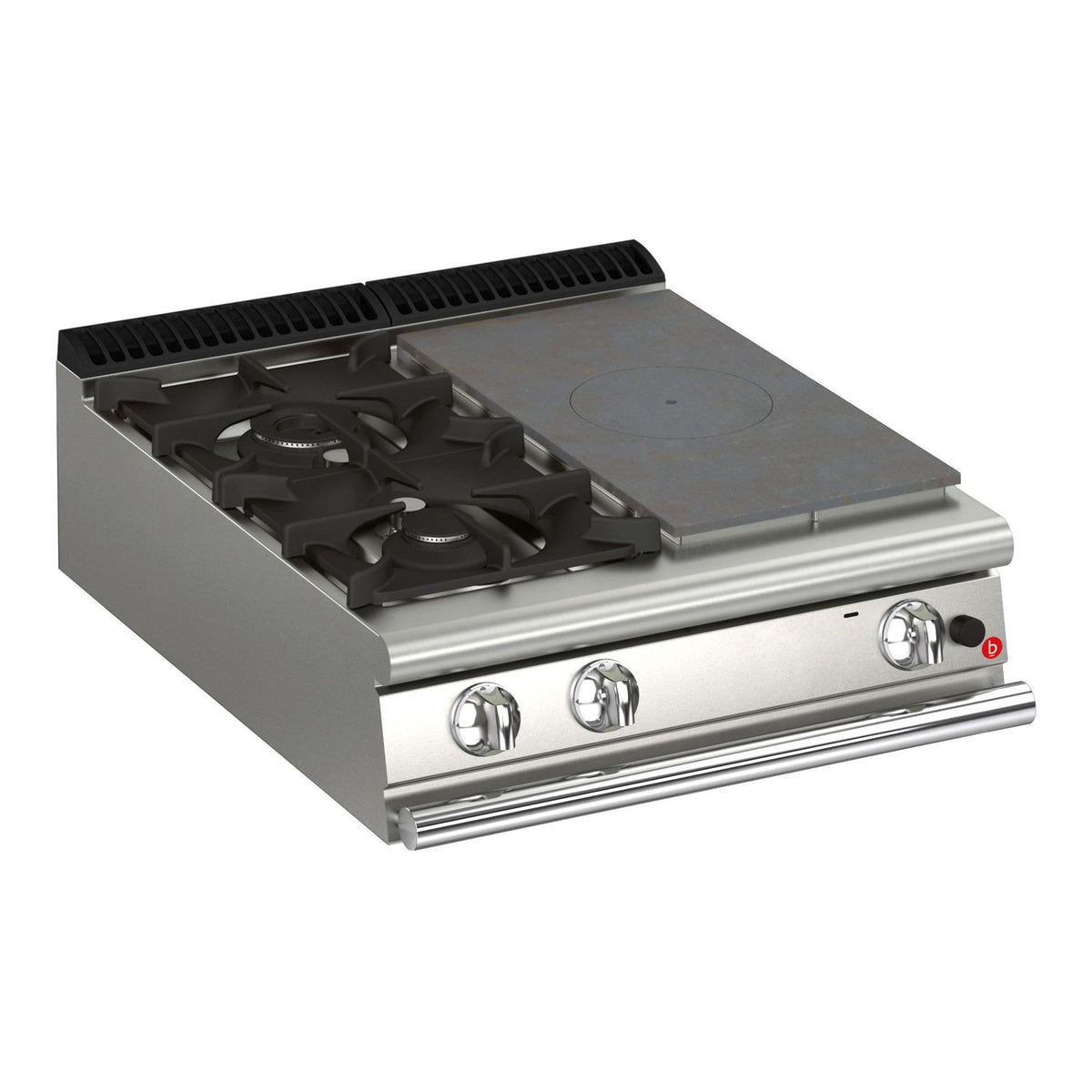 AfG Berlin TPGM72Q Glühplatten-Herd Gas + 2 Brenner