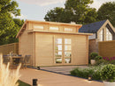 Fjordholz Pultdach Gartenhaus Modell Aktiva-28 B