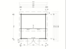 Fjordholz Pultdach Gartenhaus Modell Aktiva-28 A