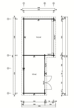 Fjordholz Gartenhaus Alu Concept 44 K – Vorschau 8