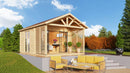 Fjordholz Gartenhaus Alu Concept Arosa 44 A