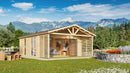 Fjordholz Gartenhaus Alu Concept Arosa 44 C