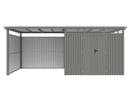 StarLine Metal Garden Shed Model Style 7.56 m² Economy Set-2 Aluminum Grey