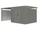 StarLine Metal Garden Shed Model Style 7.56 m² Economy Set-2 Aluminum Grey