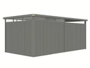 StarLine Metal Garden Shed Model Style 7.56 m² Economy Set-2 Aluminum Grey