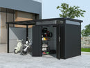 StarLine Metall Gerätehaus Modell Style 4,45 m² Spar-Set 2 Anthrazit