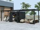 StarLine Metall Gerätehaus Modell Style 4,45 m² Spar-Set 3 Anthrazit