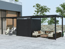 StarLine Metall Gerätehaus Modell Style 4,45 m² Spar-Set 3 Anthrazit