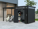 StarLine Metall Gerätehaus Modell Style 4,45 m² Spar-Set 1 Anthrazit