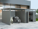 StarLine Metal Garden Shed Model Style 7.56 m² Economy Set-2 Aluminum Grey
